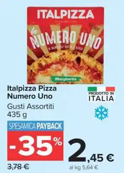 Carrefour Italpizza Pizza Numero Uno offerta