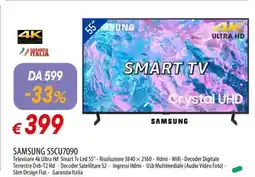 Famila SAMSUNG 55CU7090 offerta