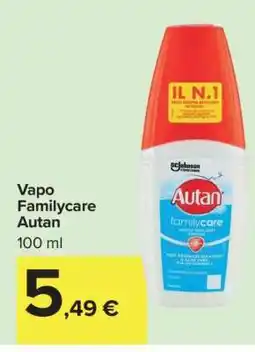 Carrefour Vapo Familycare Autan offerta