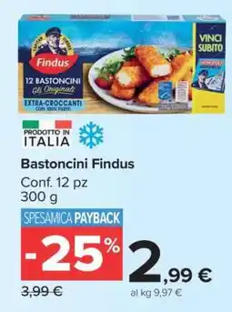 Carrefour BASTONCINI FINDUS offerta