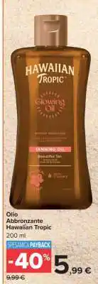 Carrefour Olio Abbronzante Hawaiian Tropic offerta
