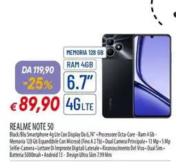 Famila realme Note 50 offerta