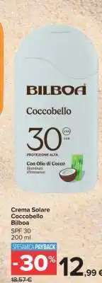 Carrefour Crema Solare Coccobello Bilboa offerta