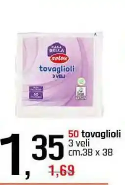 Famila SELEX tovaglioli offerta
