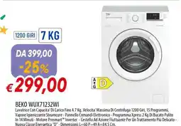 Famila BEKO WUX71232WI offerta