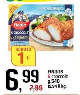 Famila FINDUS 5 croccole offerta