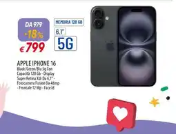 Famila APPLE IPHONE 16 offerta