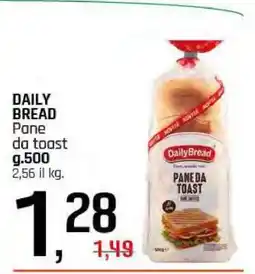 Famila DAILY BREAD Pane da toast offerta