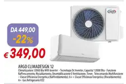 Famila ARGO CLIMADESIGN 12 offerta
