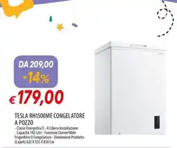 Famila TESLA RH1500ME CONGELATORE A POZZO offerta