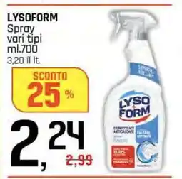 Famila LYSOFORM offerta