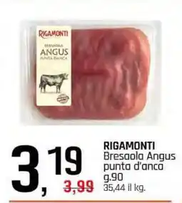 Famila RIGAMONTI Bresaola Angus punta d'anca offerta