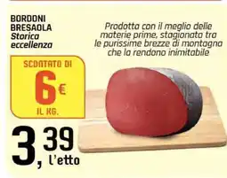 Famila Bordoni Bresaola offerta