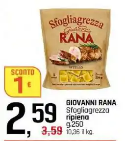 Famila GIOVANNI RANA Sfogliagrezza ripiena offerta