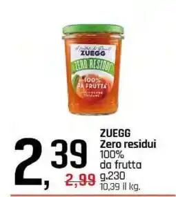 Famila ZUEGG Zero residui offerta