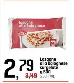 Famila Lasagne alla bolognese surgelate offerta