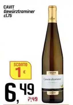 Famila CAVIT Gewürztraminer cl.75 offerta