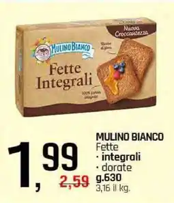 Famila Mulino Bianco Fette integrali offerta