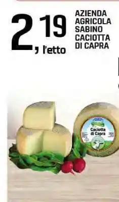 Famila AZIENDA AGRICOLA SABINO CACIOTTA DI CAPRA offerta
