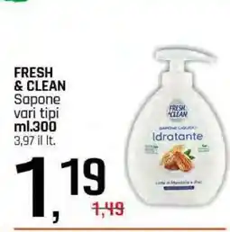 Famila FRESH & CLEAN Sapone vari tipi offerta