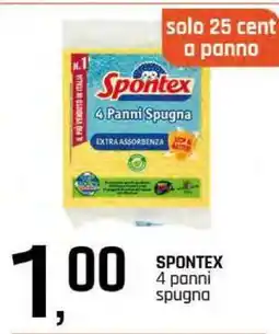 Famila SPONTEX 4 panni spugna offerta