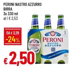 Famila PERONI NASTRO AZZURRO BIRRA offerta