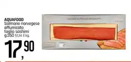 Famila AQUAFOOD Salmone norvegese affumicato taglio sashimi offerta