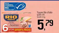Famila Tonno filo d'olio offerta