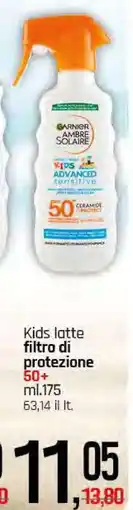 Famila Kids latte filtro di protezione 50+ offerta