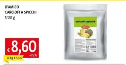 Famila D'AMICO CARCIOFI A SPICCHI offerta