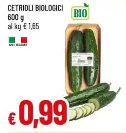 Famila Cetrioli Biologici offerta