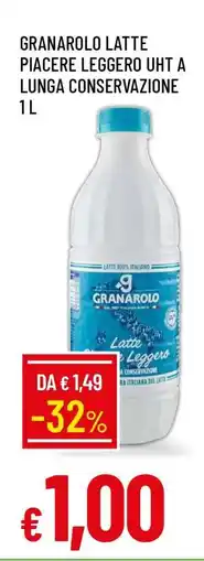 Famila GRANAROLO LATTE PIACERE LEGGERO UHT A LUNGA CONSERVAZIONE 1 L offerta
