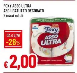 Famila FOXY ASSO ULTRA ASCIUGATUTTO DECORATO offerta