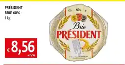 Famila PRÉSIDENT BRIE 60% offerta
