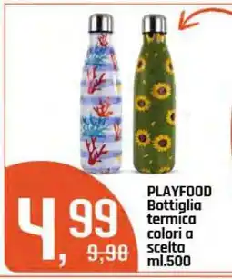 Famila PLAYFOOD Bottiglia termica offerta