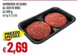 Famila HAMBURGE DI SUINO AL GUSTO RIBS offerta