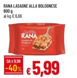 Famila Rana Lasagne alla Bolognese offerta