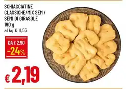 Famila SCHIACCIATINE CLASSICHE/MIX SEMI/SEMI DI GIRASOLE offerta
