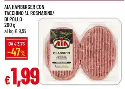 Famila AIA HAMBURGER CON TACCHINO AL ROSMARINO/DI POLLO offerta