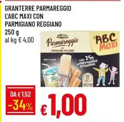Famila GRANTERRE PARMAREGGIO L'ABC MAXI CON PARMIGIANO REGGIANO offerta