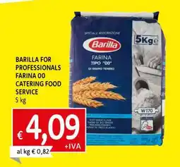 Famila BARILLA FOR PROFESSIONALS FARINA 00 CATERING FOOD SERVICE offerta
