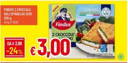 Famila Findus 2 Croccole agli spinaci/ai semi offerta