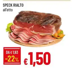 Famila SPECK RIALTO offerta