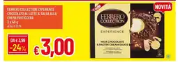 Famila FERRERO COLLECTION EXPERIENCE CIOCCOLATO AL LATTE & SALSA ALLA CREMA PASTICCERA offerta