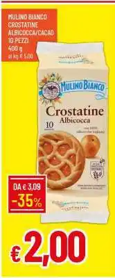 Famila MULINO BIANCO CROSTATINE ALBICOCCA/CACAO 10 PEZZI offerta