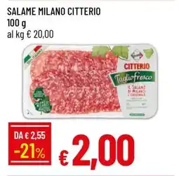 Famila Salame Milano CITTERIO offerta