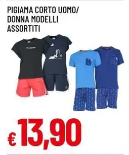 Famila Pigiama corto uomo/donna offerta