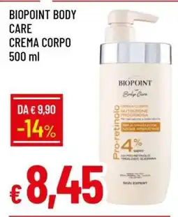 Famila BIOPOINT BODY CARE CREMA CORPO 500 ml offerta