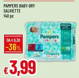 Famila PAMPERS BABY-DRY SALVIETTE offerta