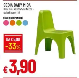 Famila SEDIA BABY MIDA offerta